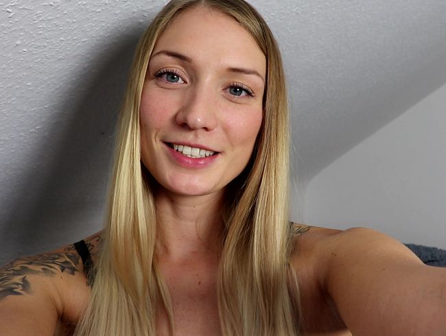 Ich filme mich das 1. Mal selbst beim Masturbieren